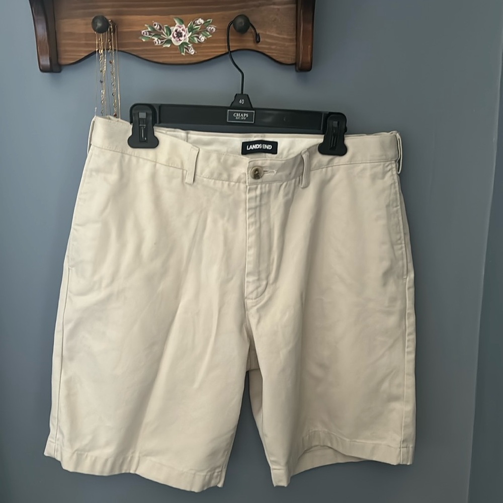 Lands End Traditional Fit Chino 100% Cotton Shorts